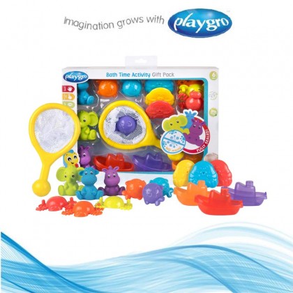Playgro 0187486 Bath Time Activity Gift Pack - Fully Sealed 6m+