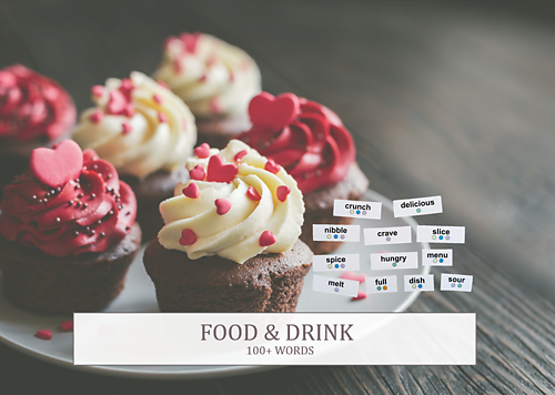 *Add-On* Word Kit: Food & Drink (100+ words)