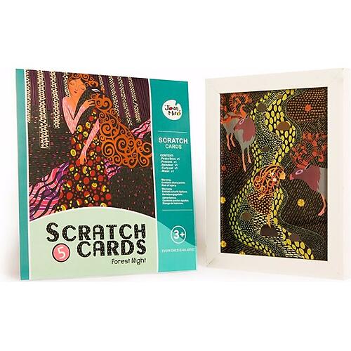 Joan Miro Scratch Cards Set - Forest Night