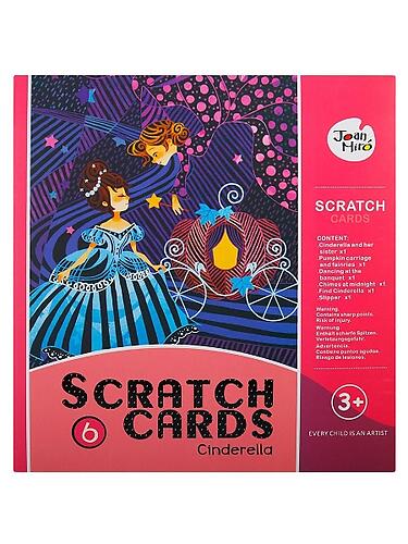 Joan Miro Scratch Cards Set- Cinderella